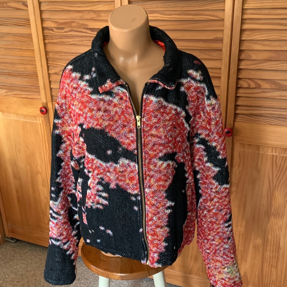 CLARITY STUDIO Stylish Multicolor Jacket MEDIUM Ltd edition couture streetwear